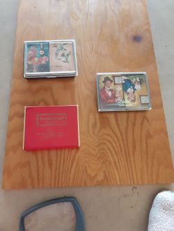 3 Vintage Cases Of Playing Cards