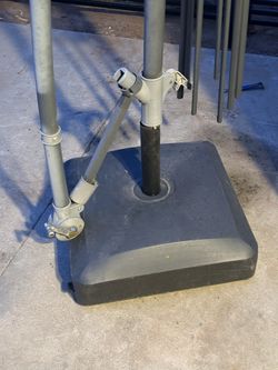 Mobile Umbrella Base With Wheels 2” Diameter Ok
