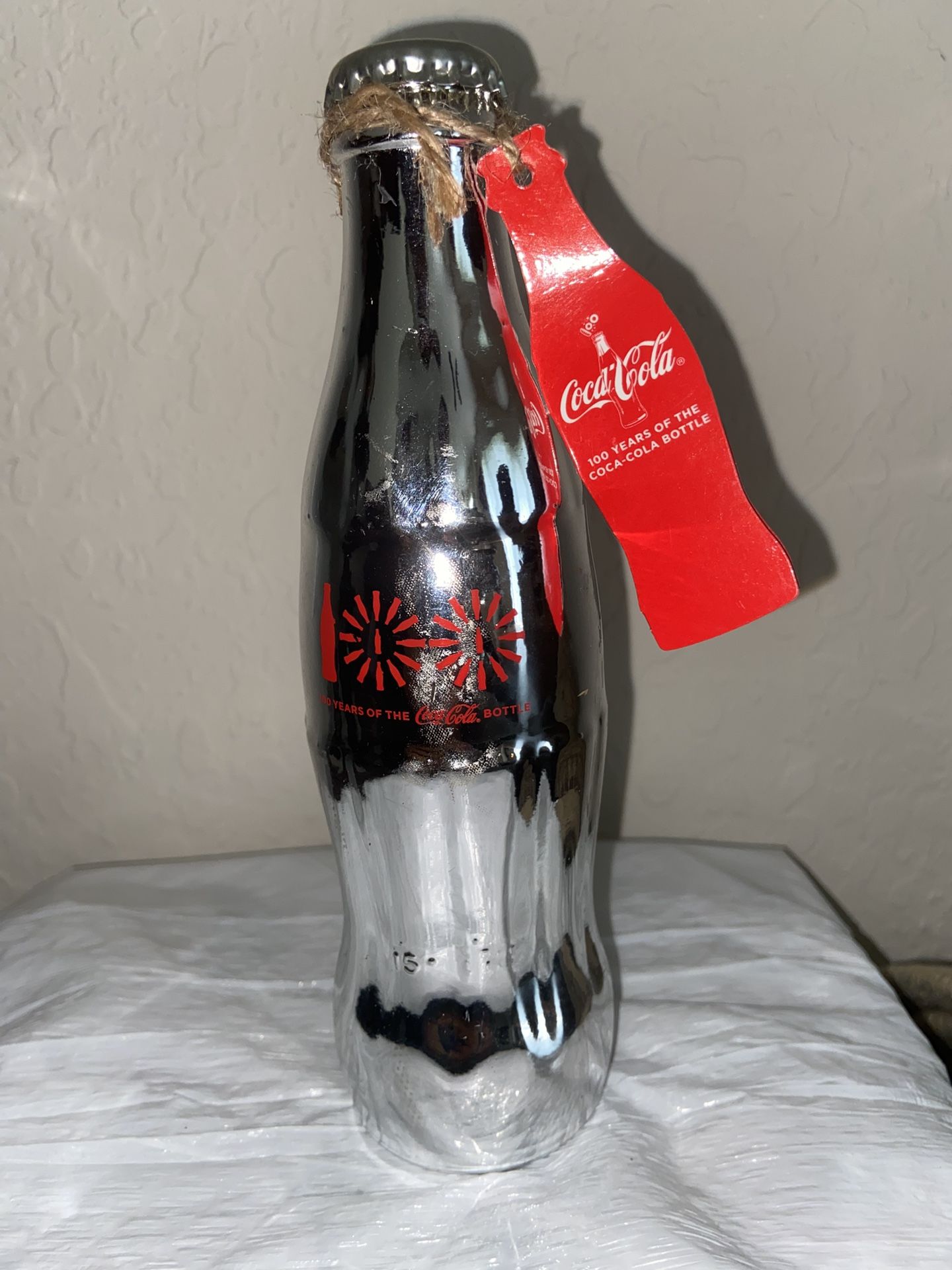 Coke Bottle Coca Cola Collectible Gold Color 1551 of 2500 Ltd Ed.