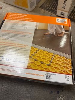 DITRA-HEAT Cable 38 Sq Ft for in-floor heat