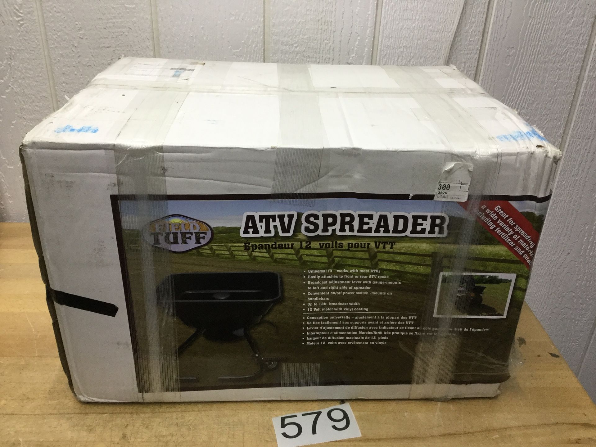Field Tuff 12 Volt ATV Spreader Universal Fit
