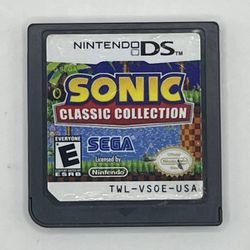 Sonic Classic Collection (Nintendo DS, 2010) Authentic Tested Works Great !!