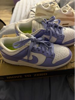 Purple Nike dunks