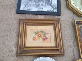 Lot Paintings Frames Prints Decor Art Signed