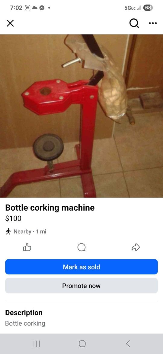 Bottle Corking Machine