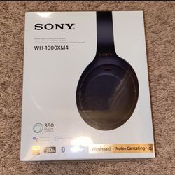 NEW Sony WH-1000XM4 Black XM4 Headphones