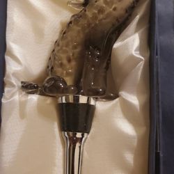 Vintage Glass Rare Bottle Stopper 