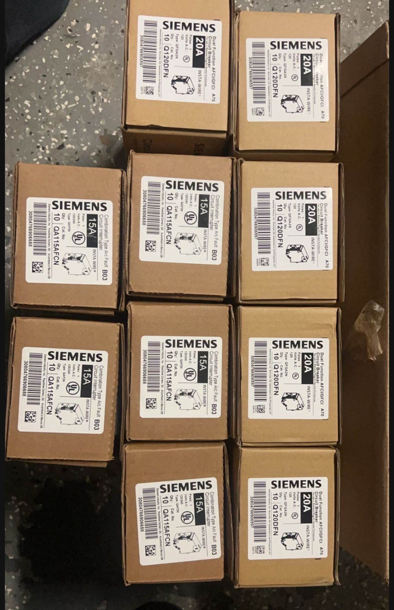 Siemens Breakers