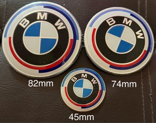BMW M Heritage Emblem Badge Set 3 Pieces