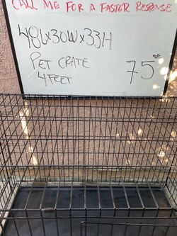 Pet crate 48”