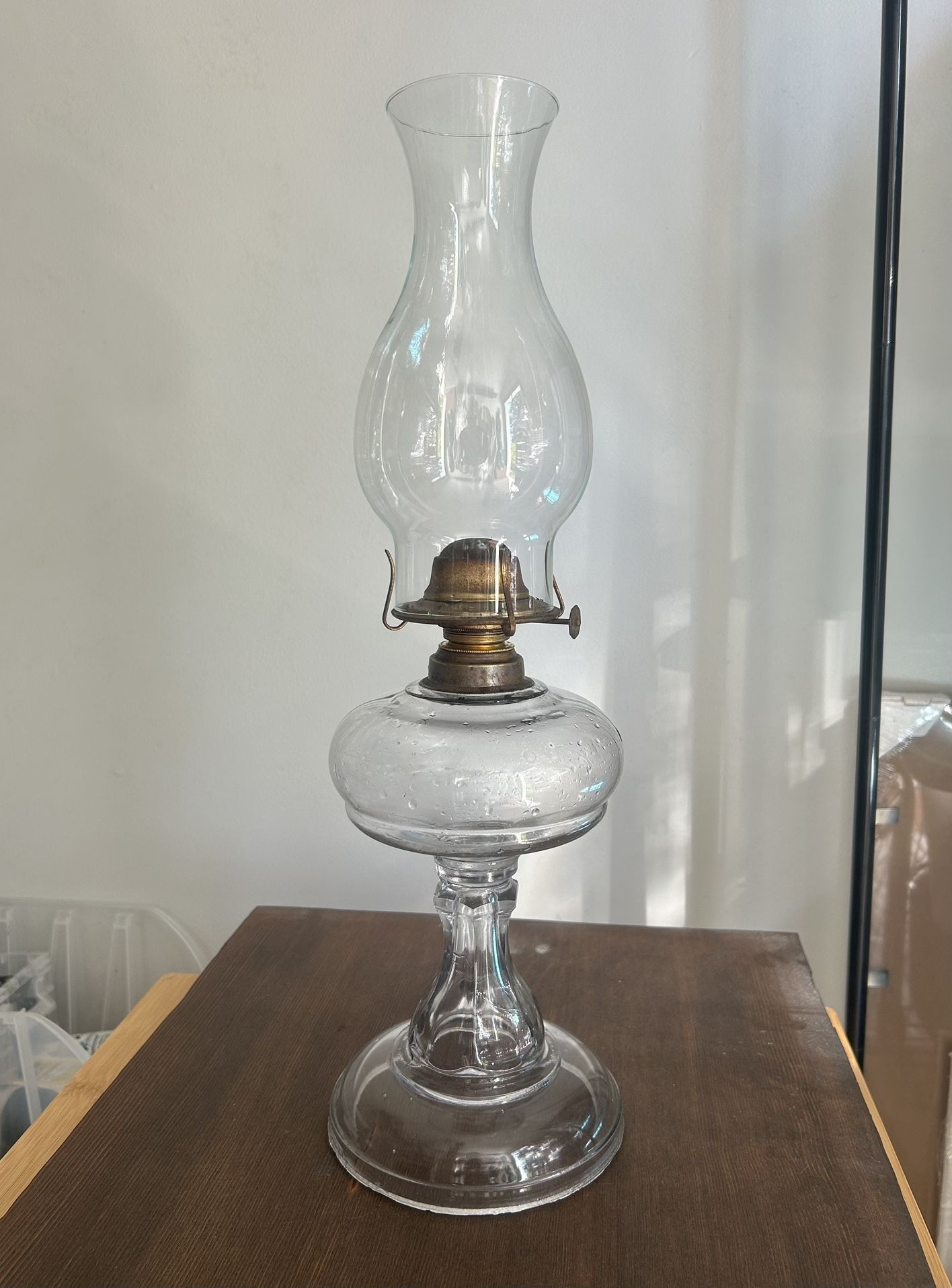 Vintage Glass Oil Lamp – $12 ( 1 of 5)