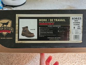 Red Wing Shoes size8 Men Work
