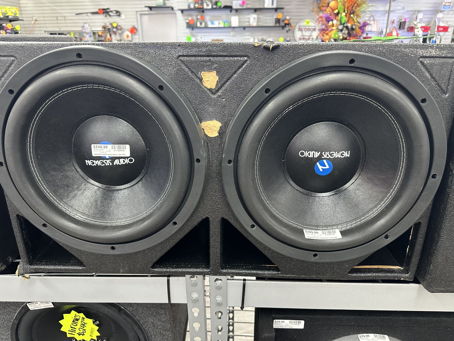 Nemesis Car Speaker 2-12”