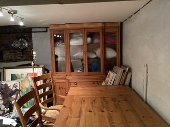 Pine Hutch Buffet