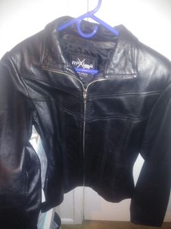 Leather jacket size sm