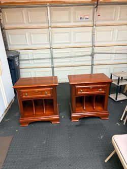 Solid wood nightstands