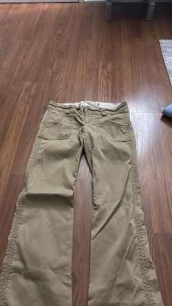 Hollister low rise tan boot cut pants