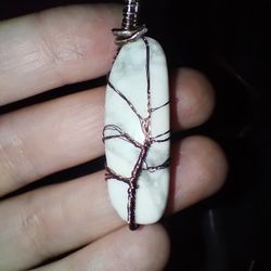 Howlite Tree Of Life Pendant 