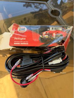 Wiring harness for led bar for car