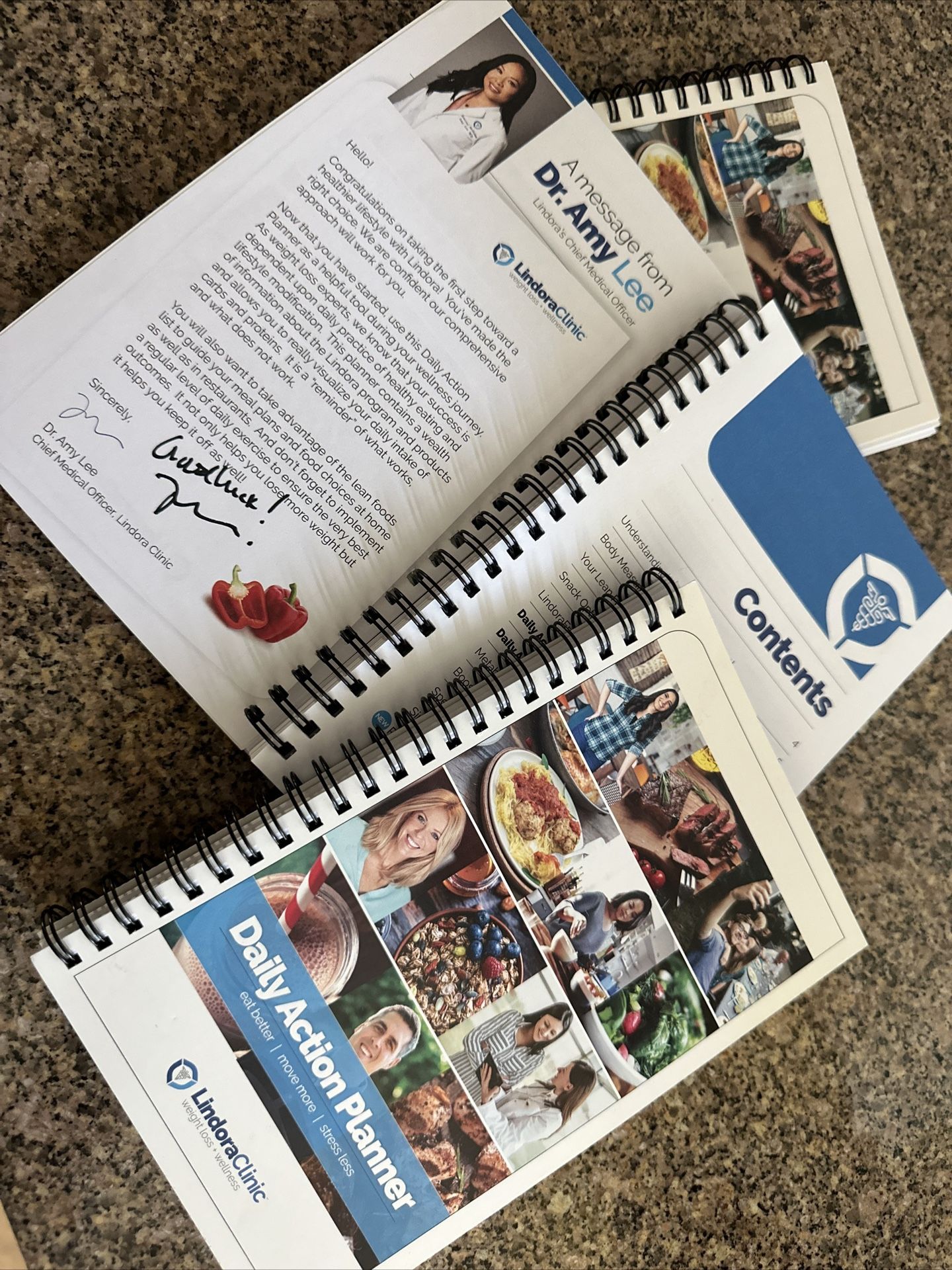 LINDORA CLINIC Daily Action Planners (one autographed)