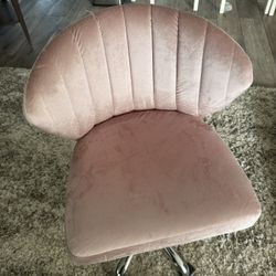 Pink Soft Desk/makeup Chair Furniture 