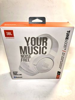 JBL TUNE600BT Active Noise Cancelling Headphones - White