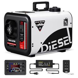Portable 7L Diesel Heater with Remote 12V 24V 110V 240V All-in-One Air Heater