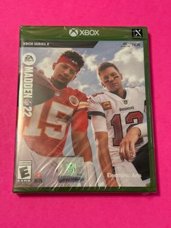 Madden 22 NFL Football Xbox Series X New Sealed