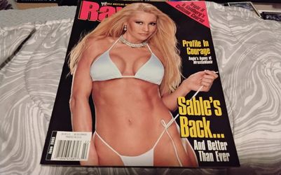 WWE RAW MAGAZINE JUNE 2003 SABLE WIFE OF BROCK LESNAR WWF WCW ECW