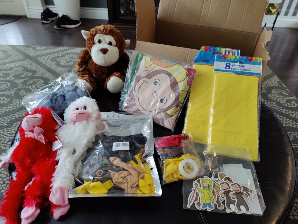 Curious George/Monkey Party Supplies 