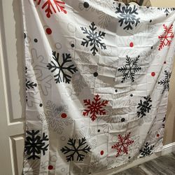 Snowflake Shower Curtain