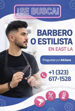 se busca barbero