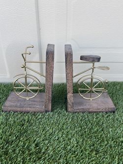 Bicycle Book Ends Home Decor