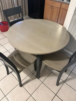 Table Set With Chairs