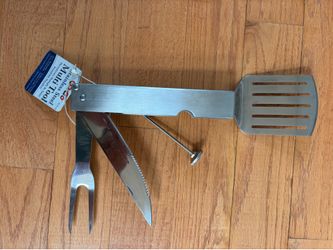 NEW Stainless steel barbecue multi-tool,  4-in-1 model