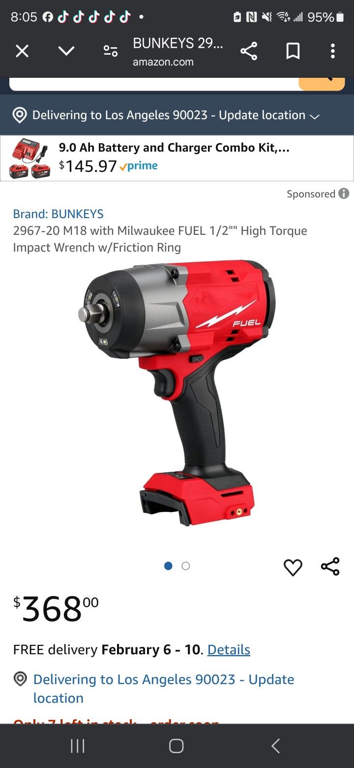 MILWAUKEE M18 BRAND NEW HIGH IMPACT  $250