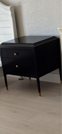 Black nightstand