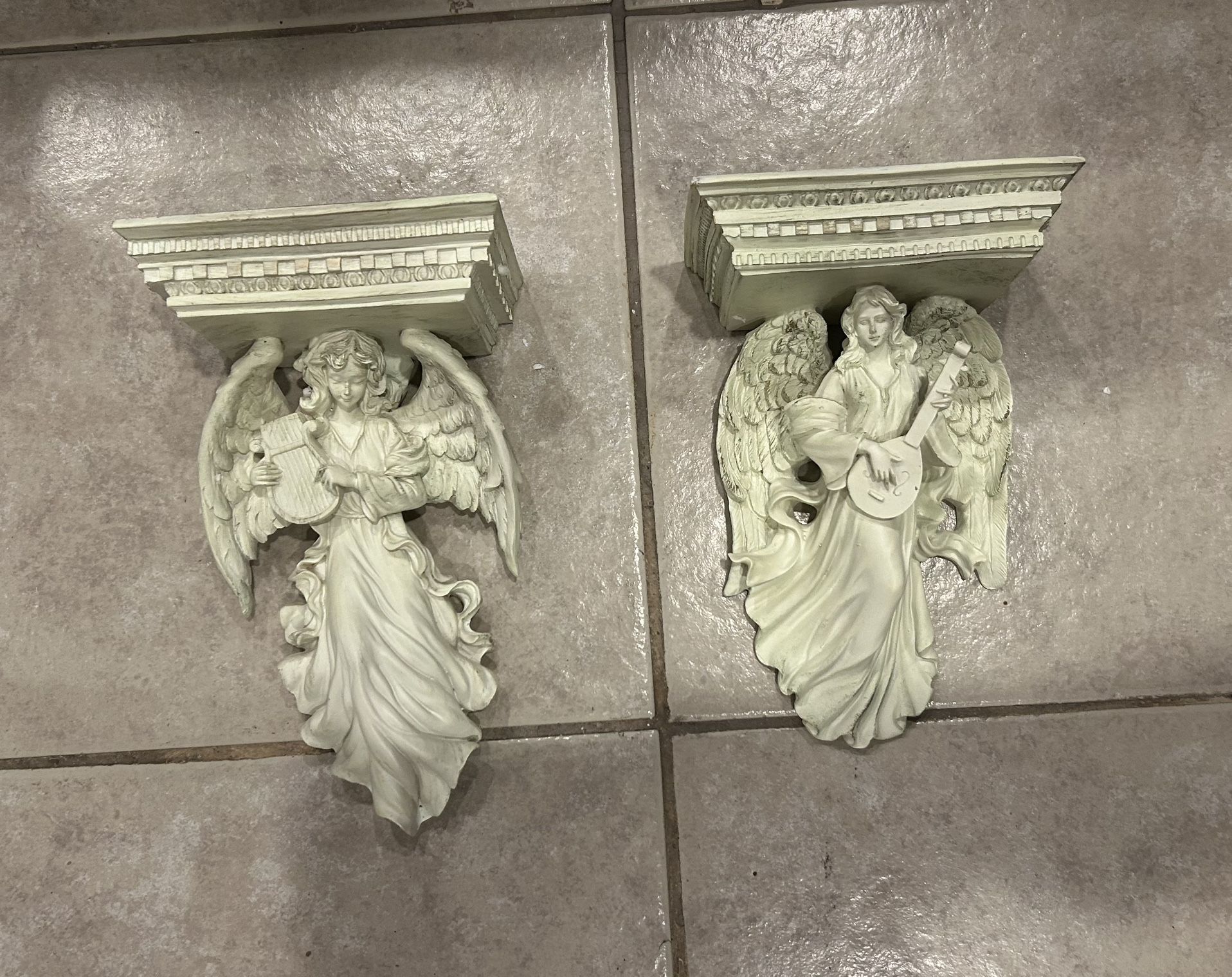 Set of Angel Wall Hanging Shelves