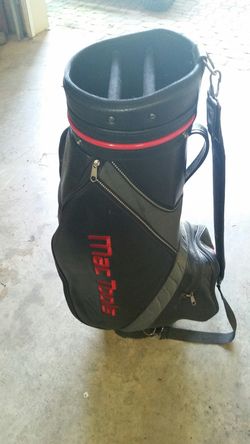 Mac tools leather golf club bag