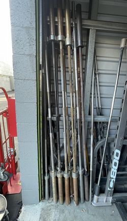 Used Olympic Barbell…  7’ 45 lbs Home Gym Fitness… $50 Each