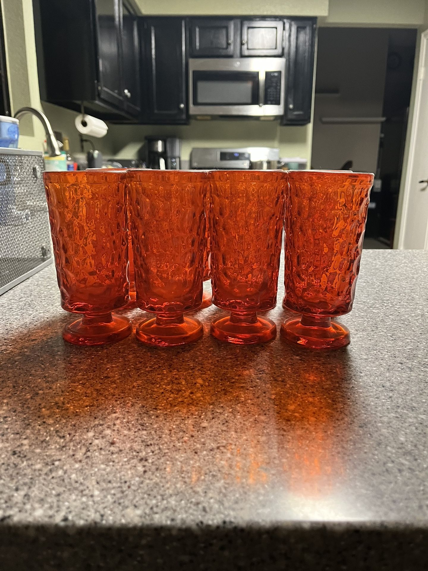 VINTAGE! Set Of 8 Glassware Pieces - 1970s Originals