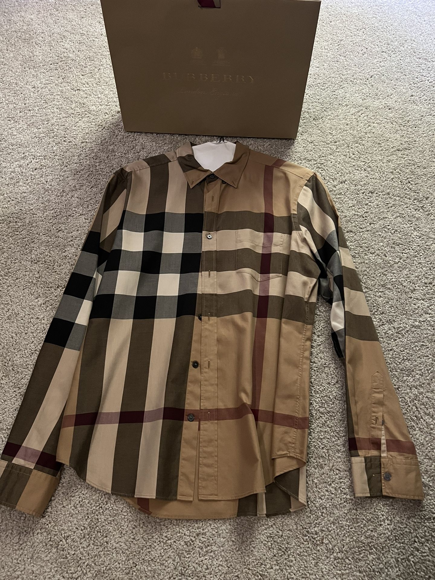 Burberry Mens Dress Shirt