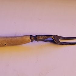 Antique Stag Horn Handled Meat Knife