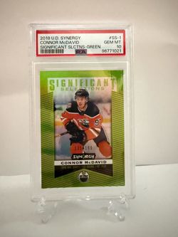 Connor McDavid PSA 10   /199 – 2018-19 UD Synergy