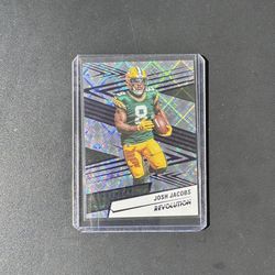 Josh Jacobs 2025 Panini Revolution #171 Holo COSMIC /20