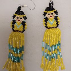 Beaded Dress Earrings 
