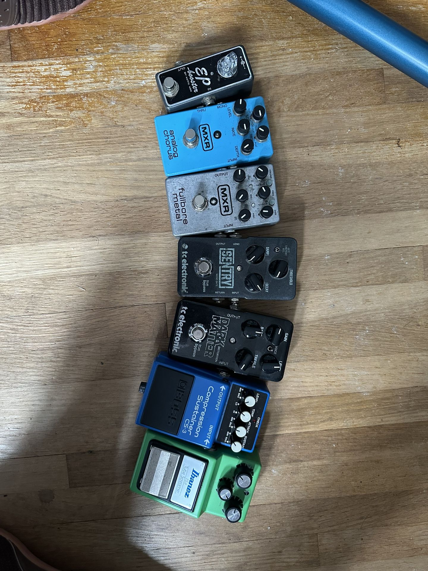 7 Guitar pedals