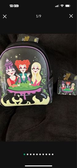 Disney HOCUS POCUS “GLOW IN THE DARK “EXCLUSIVE BAG & Card Holder (Price Is Firm)-Cash Only