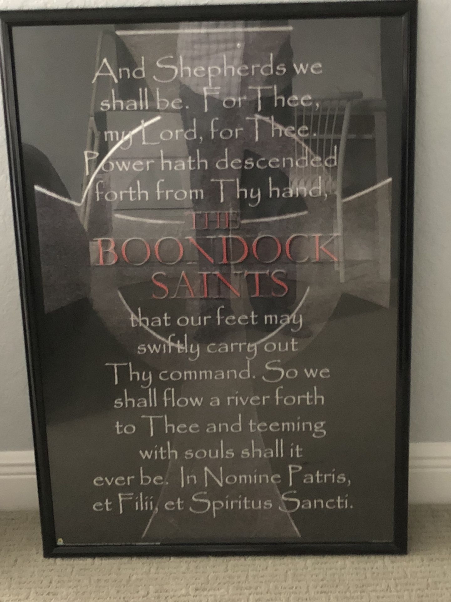 Boondocks Saints prayer poster