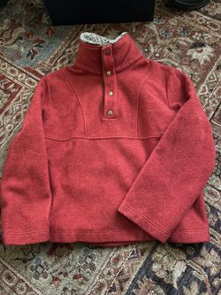 Women’s Orvis 5 Button Pullover With Sherpa Collar Sweater